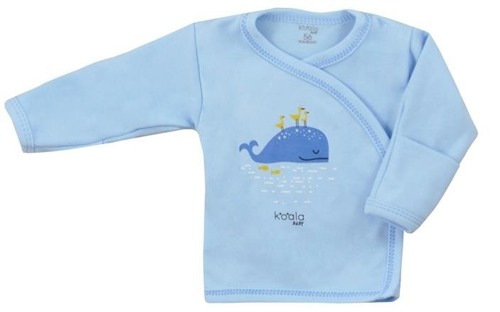  Koszulka niemowlęca "HAPPY BABY" Koala niebieska