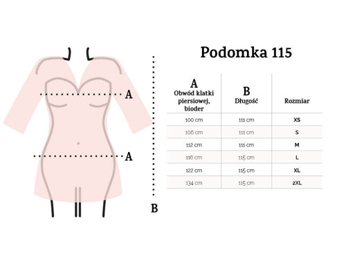 115 Podomka Szlafrok damski DKaren - Róż