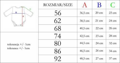 209099 Rosy Body z długim rękawem Nicol 