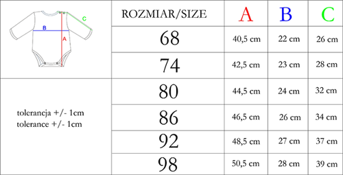 211100 Toys Body z długim rękawem Nicol