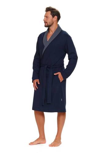 5283 szlafrok męski Doctor Nap - navy blue