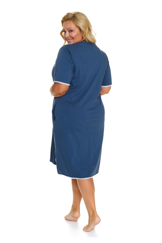 5366 Koszula Nocna Plus Size Doctor Nap - deep blue