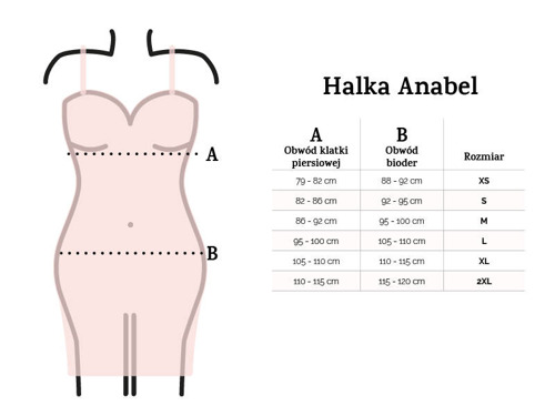 Anabel Halka satynowa koszulka damska DKaren - Granat