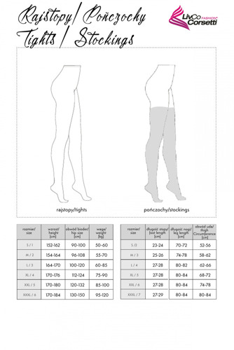Aufdaria Pończochy do paska LivCo Corsetti 