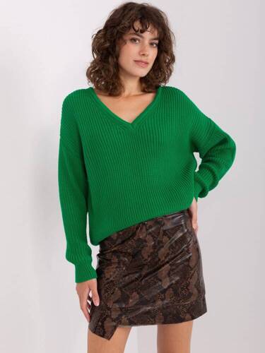 BA-SW-8029.75P Sweter damski Paris - zielony