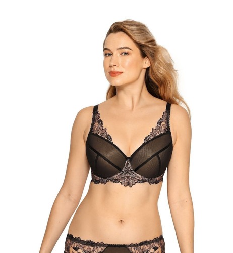 BS 951 Belinda Biustonosz Push-up Gaia - czarny