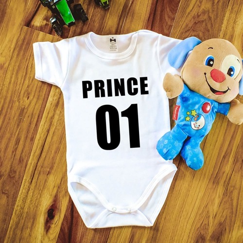 Body krótki rękaw "Prince książę 01" Moocha biały