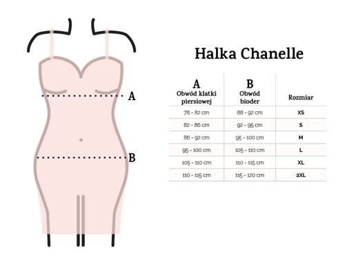 Chanelle Koszulka satynowa damska DKaren - Modrak