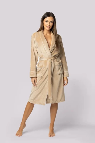 Comfy szlafrok damski Envie beige 