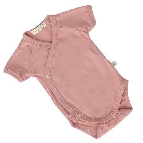 DUSTY PINK Body bambusowe eco premium krótki rękaw Yosoy brudny róż