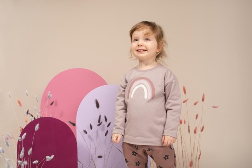 Happiness Bluza wciągana z nadrukiem Pinokio - szary 