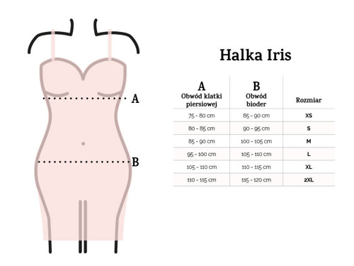 Iris Halka satynowa koszulka damska DKaren - bordo