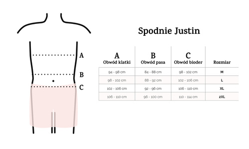 Justin Spodnie dresowe Dkaren czarny