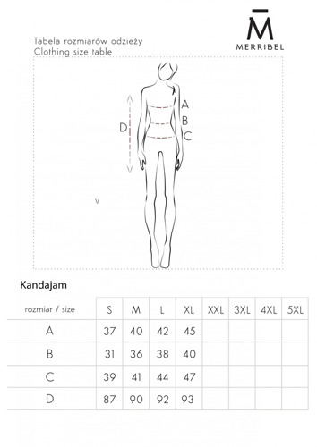 Kandajam 1713 Sukienka damska Merribel  