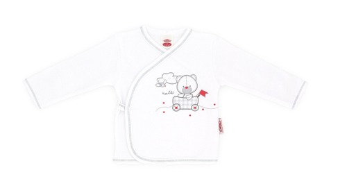 Koszulka niemowlęca  "ORGANIC WHITE" Makoma  