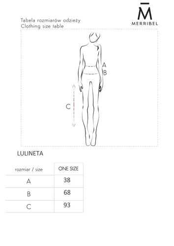 Lulineta Camel Spódnica damska Merribel 