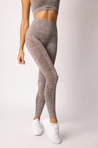 Melange legginsy damskie Spaio coffee