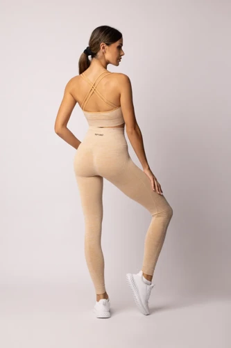 Melange legginsy damskie Spaio iced coffee