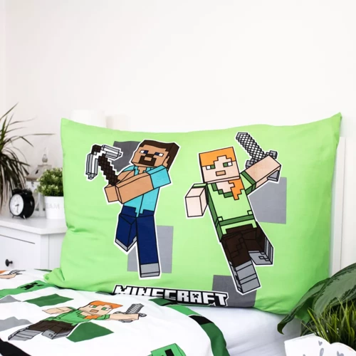 Minecraft "Out of the Box" Pościel dziecięca bawełniana Jerry Fabrics