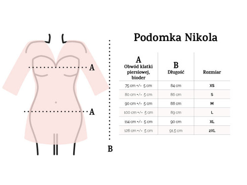 Nikola Podomka Szlafrok Damski Dkaren - jasny ecru