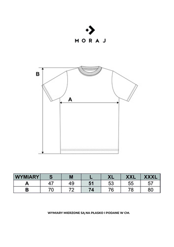 OTS1500-003 T-shirt męski Moraj - czarny