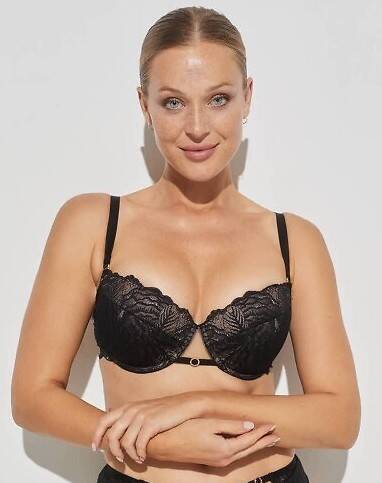 PU-1131 Luna Biustonosz push-up Kinga -czarny