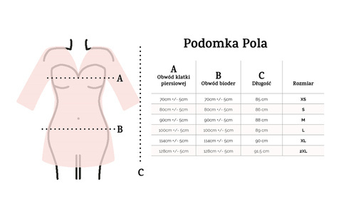 Pola Podomka Szlafrok Damski Dkaren - szary