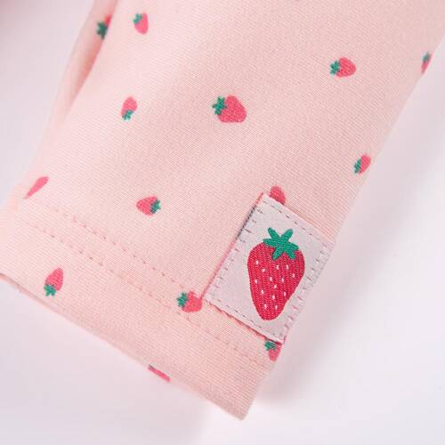 Strawberry & Love Legginsy niemowlęce Eevi - koralowe