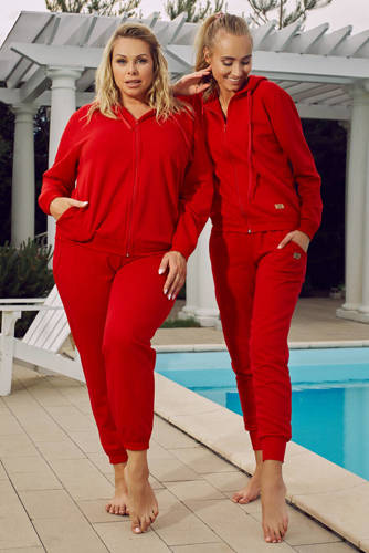 Todra Spodnie dresowe Italian Fashion- czerwony