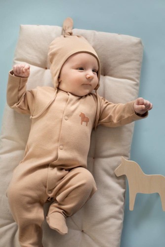 Wooden Pony Pajac niemowlęcy Pinokio - brąz 