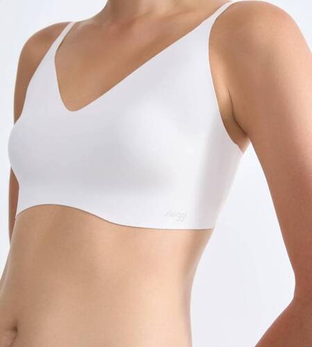 Zero Microfibre 2.0 Bralette Miękki biustonosz Braletka Sloggi - angora