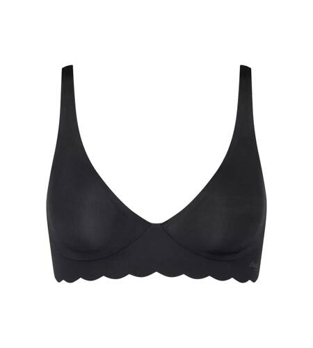 Zero Microfibre 2.0 Soft bra Miękki biustonosz Braletka Sloggi - black